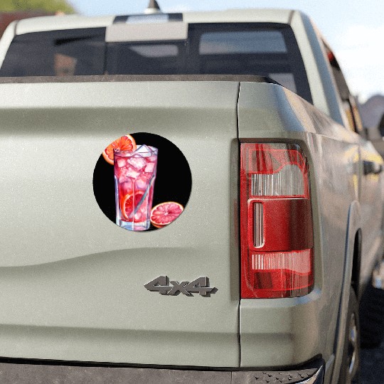 Grapefruit Citrus Cocktail Car Magnets