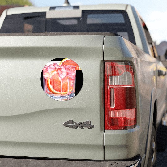 Grapefruit Citrus Cocktail Car Magnets
