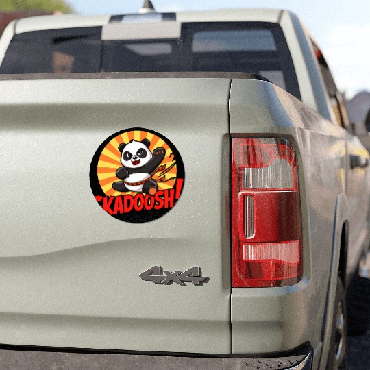 Skadoosh - I know Kung Fu Car Magnets