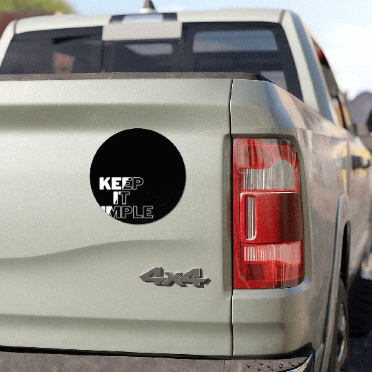 TURBO "KEEP IT SIMPLE" Merch Car Magnets