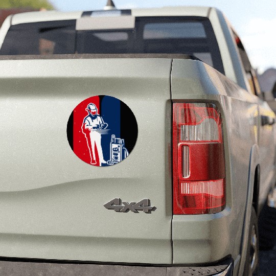 major league welder sticker Iconic Welder Design T Car Magnets