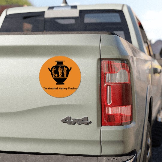 The Greatest History Teacher Car Magnets