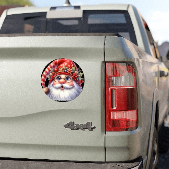 Santa Claus Christmas, Merry Christmas Car Magnets