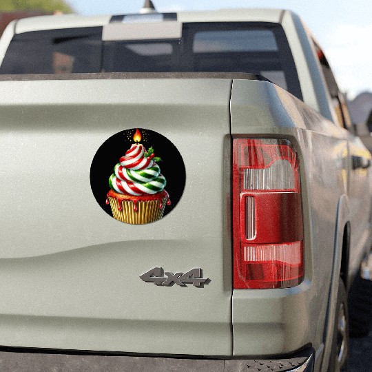 Christmas ice cream, Merry Christmas Car Magnets