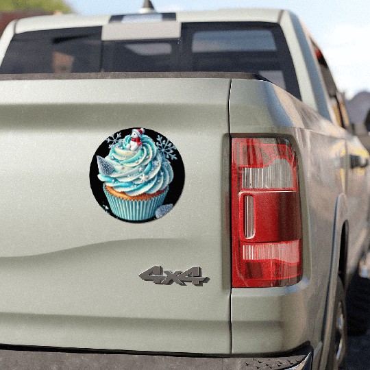 Christmas ice cream, Merry Christmas Car Magnets