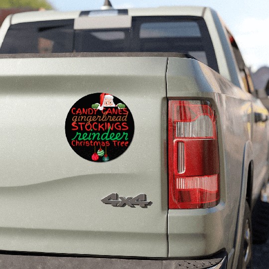 CANDY CANES Car Magnets