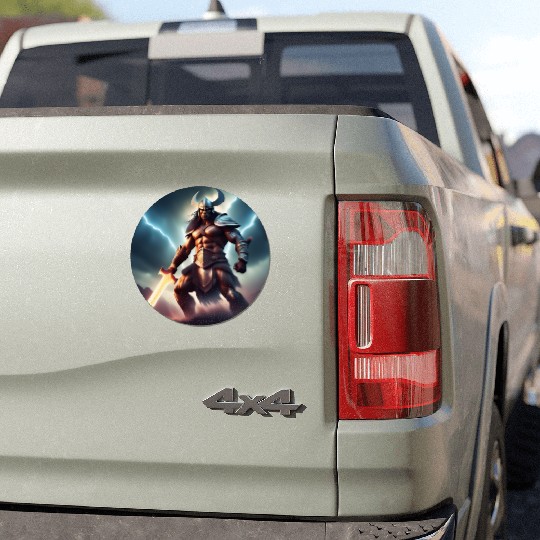 The Legendary Warrior Car Magnets