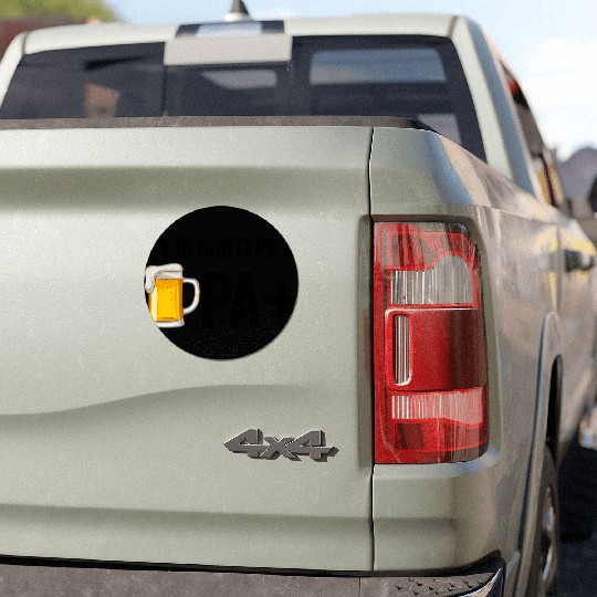 My Bloodtype Is IPA+ Funny Beer Lover IPAbloodtype Car Magnets