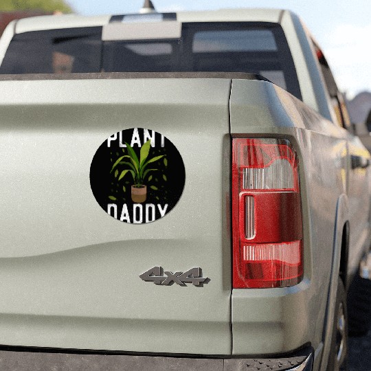 Plant Lover Gardening Plant Daddy Car Magnets