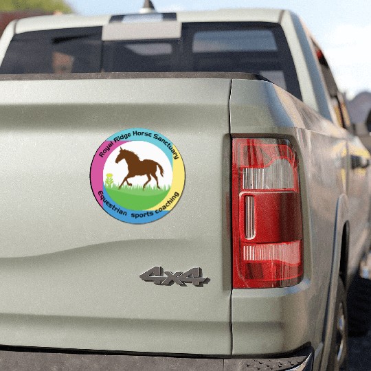 Equestrian sports coaching Car Magnets