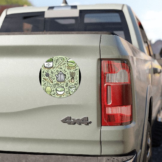 Matcha Lovers Great Gift Tea Japanese Car Magnets