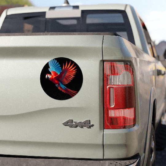 macaw parrot Car Magnets