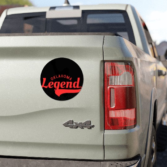Oklahoma Legend Car Magnets
