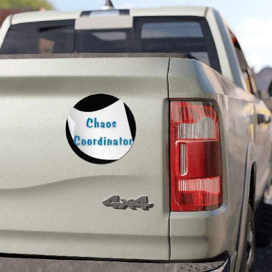 Chaos Coordinator – Funny Teacher Car Magnets