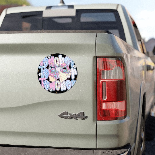 Preppy Teacher Coquette Car Magnets