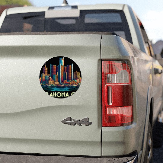 Oklahoma City Oklahoma USA Car Magnets