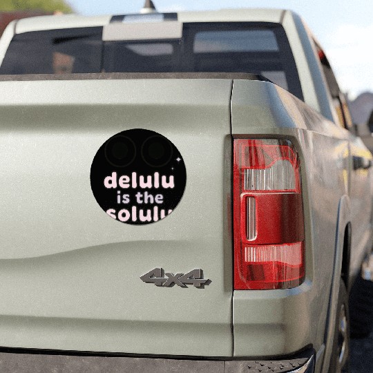 Delulu Eyes – TikTok Core Energy Car Magnets