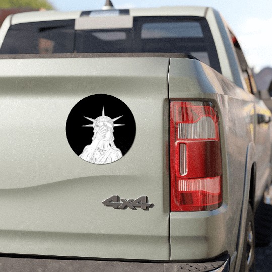 Oh the shame Statue of Liberty US for sale chaos Car Magnets