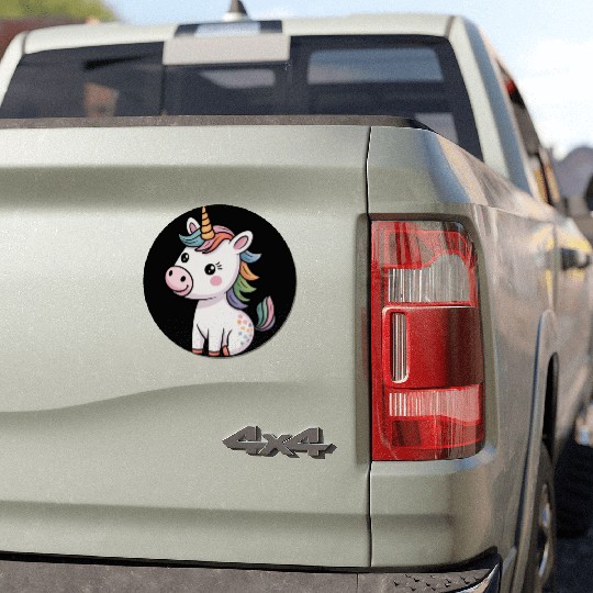 Believe in Magic – Cute Rainbow Unicorn Fantasy Car Magnets