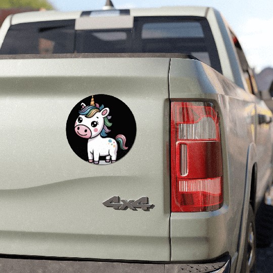 Believe in Magic – Cute Rainbow Unicorn Fantasy Car Magnets
