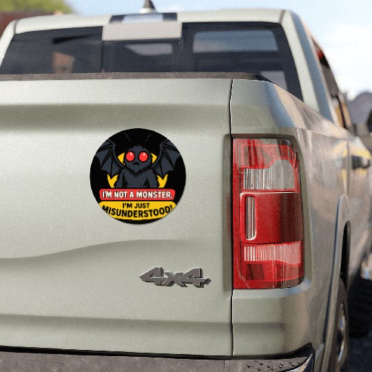 Misunderstood Mothman Car Magnets