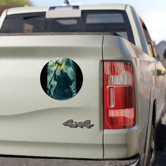 Dark Necromancer Rises Car Magnets