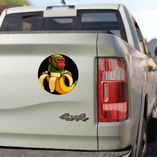 Chimpanzini Bananini Italian Brainrot Art Car Magnets