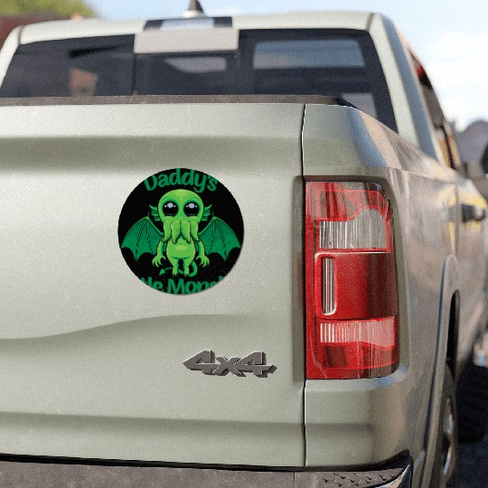 Daddy’s Little Monster Cute Baby Cthulhu Car Magnets