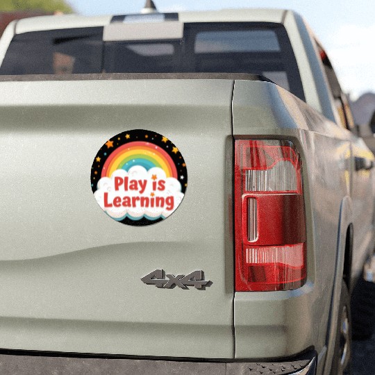 Play Is Learning Preschool Pre-K Kindergarten Car Magnets