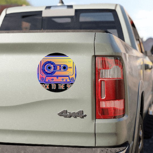 Back to the 90s Retro Cassette Tape Car Magnets