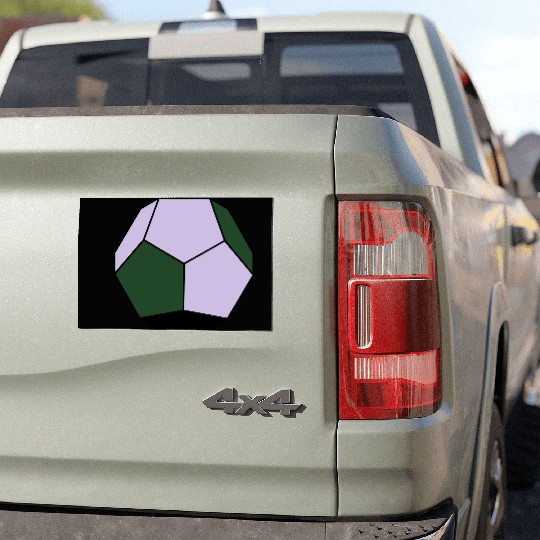 platonic solid Car Magnets