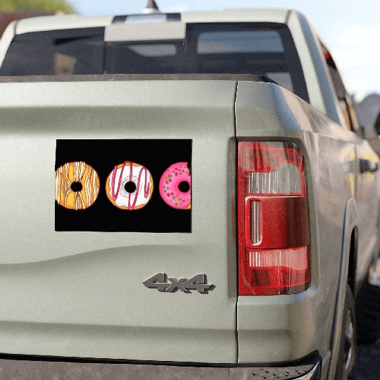 Donuts Bakery Cookie Candy Sweets Cake Confiserie Car Magnets