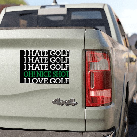 Golfer Golf Car Magnets
