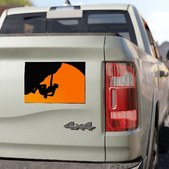 Climbing Sun - Climbing, Bouldering, Mountains, Gi Car Magnets