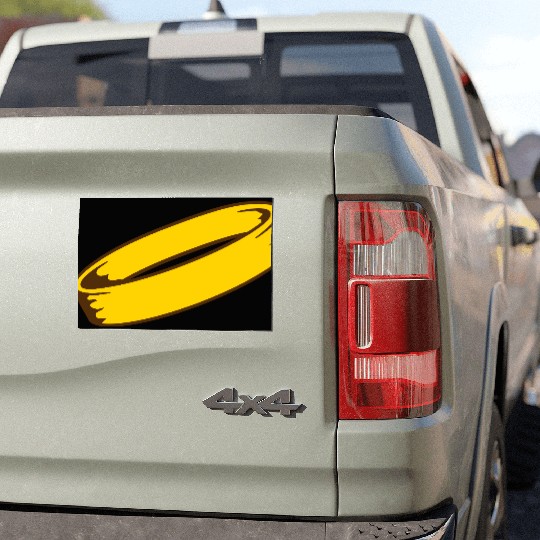 wedding cool round circle marry ring jewelry bache Car Magnets