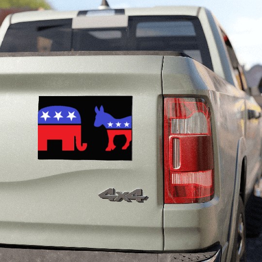 Democrat Republican Car Magnets