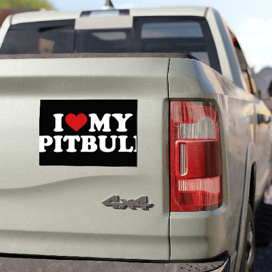Pitbull Car Magnets