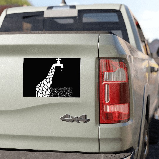 climate change nature conservation africa giraffe Car Magnets