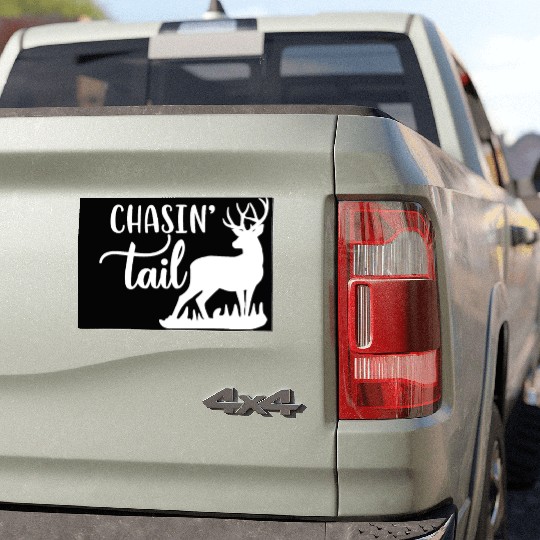 Chasin Tail Deer Hunting Hunter Gift Car Magnets
