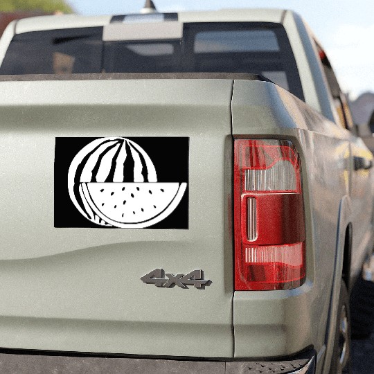 A Sweet Watermelon Car Magnets