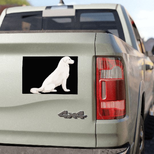 Great Pyrenees Car Magnets