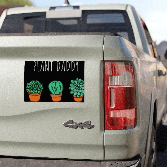 Plant Daddy Gardener Car Magnets