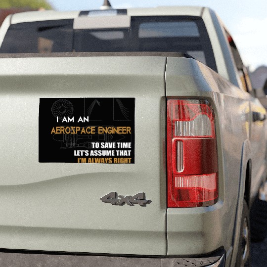 Aerospace Engineer Car Magnets