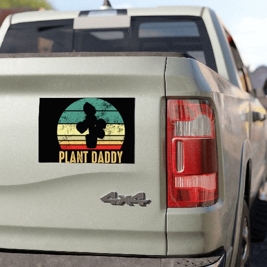 Plant Daddy Funny Gardening Houseplants Car Magnets