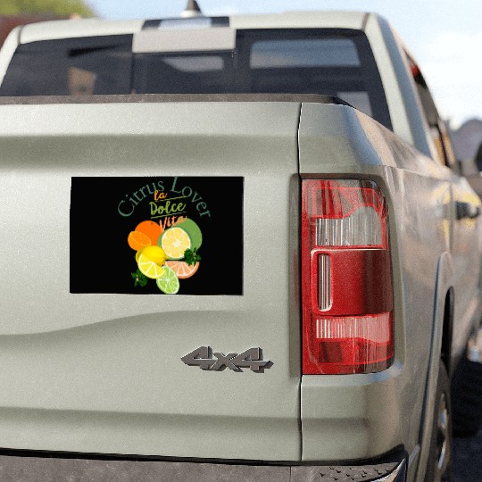 Citrus Lover la Dolce Vita Car Magnets