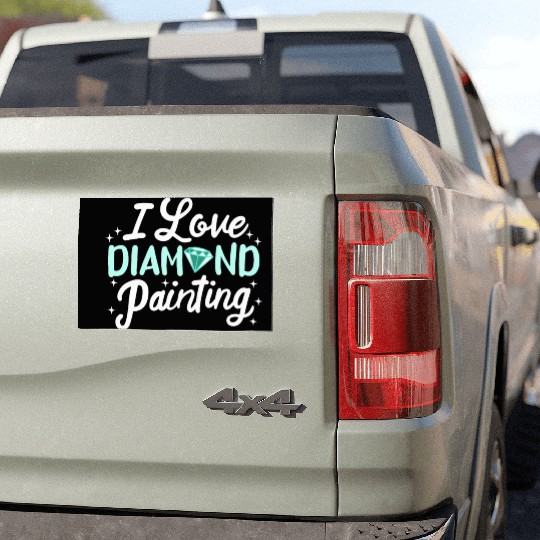 I love Diamond Painting Car Magnets