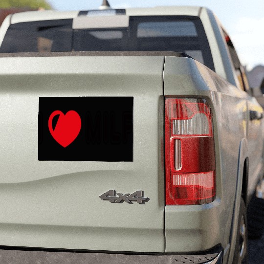 I Love Milfs Car Magnets