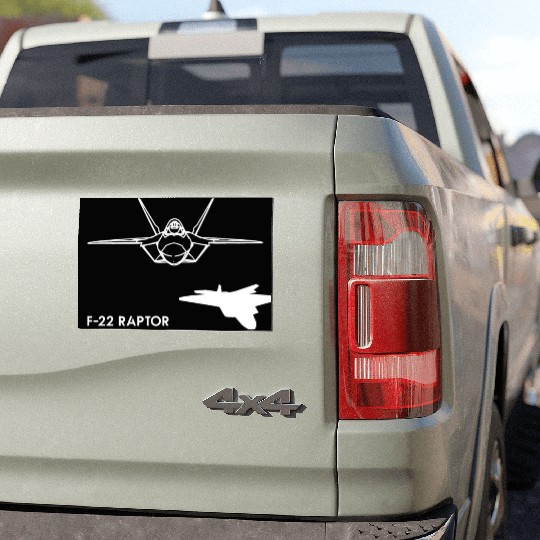 Lockheed Martin F-22 Raptor Car Magnets