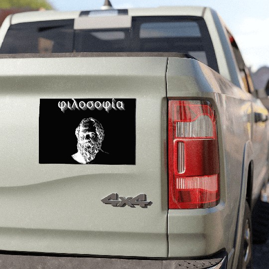 Greek Philosophy - Socrates Car Magnets