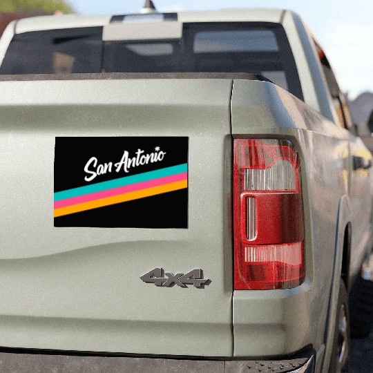 San Antonio Spurs Logo Car Magnets